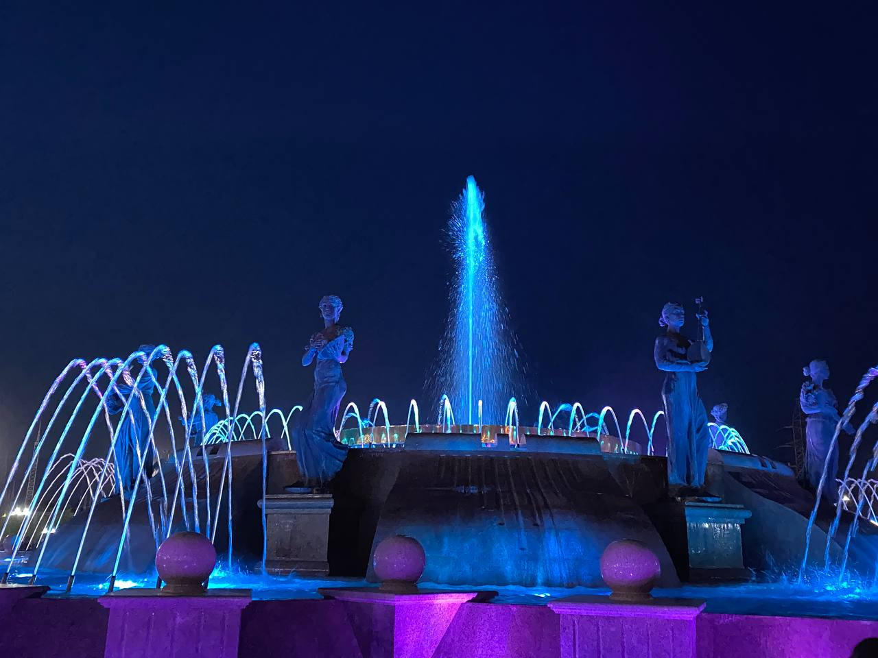 Сезон фонтанов открыли в Ставрополе