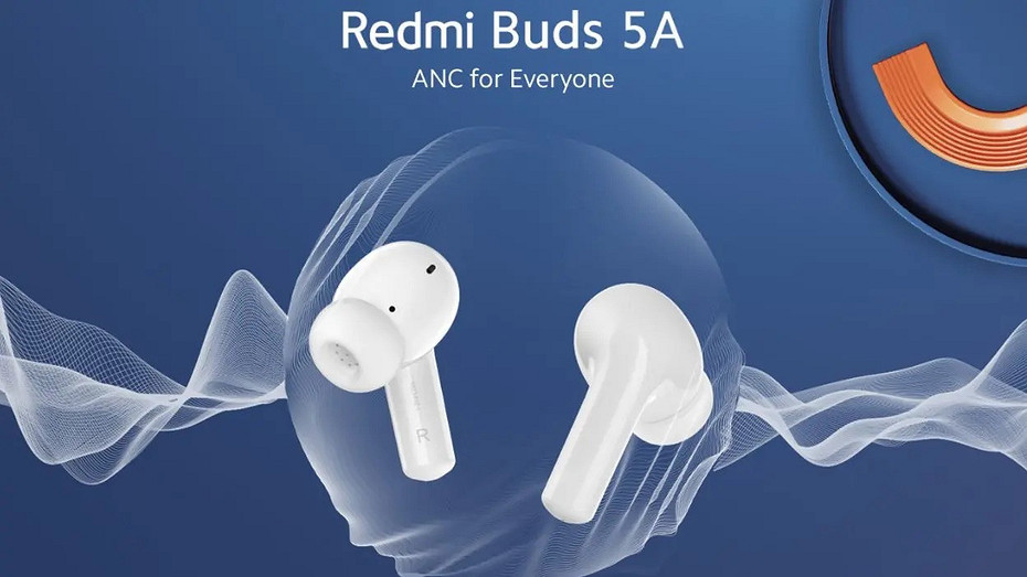 Xiaomi представила бюджетные наушники Redmi Buds 5A с шумоподавлением и Google Fast Pair