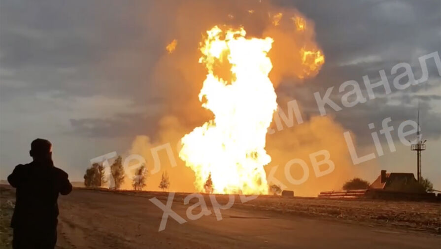 В Харьковской области взорвался трубопровод